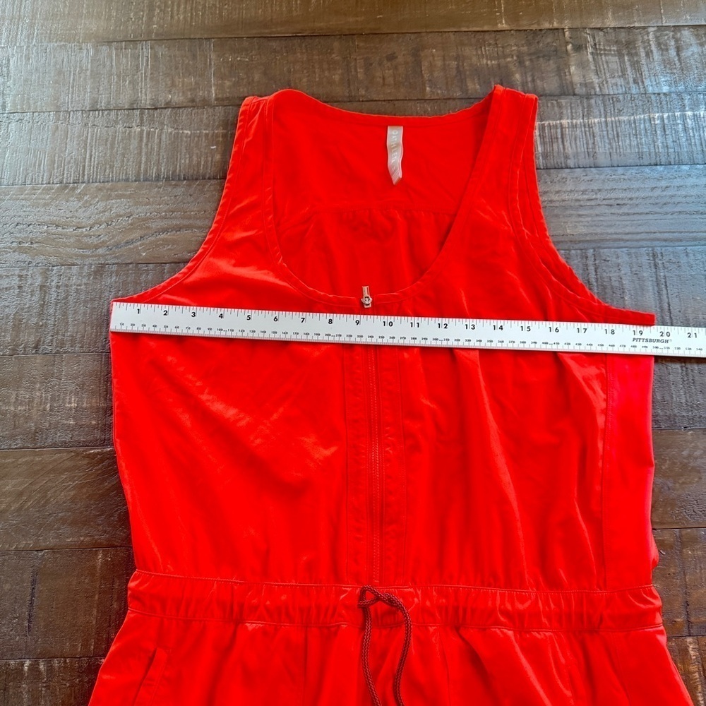 Athleta Expedition Dress Vermillion Orange / Coral Size 14, Style #446859 Active - Picture 3 of 11